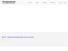 Tablet Screenshot of kinescence.com
